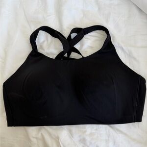 lululemon athletica Black Cross-Back Sports Bra
